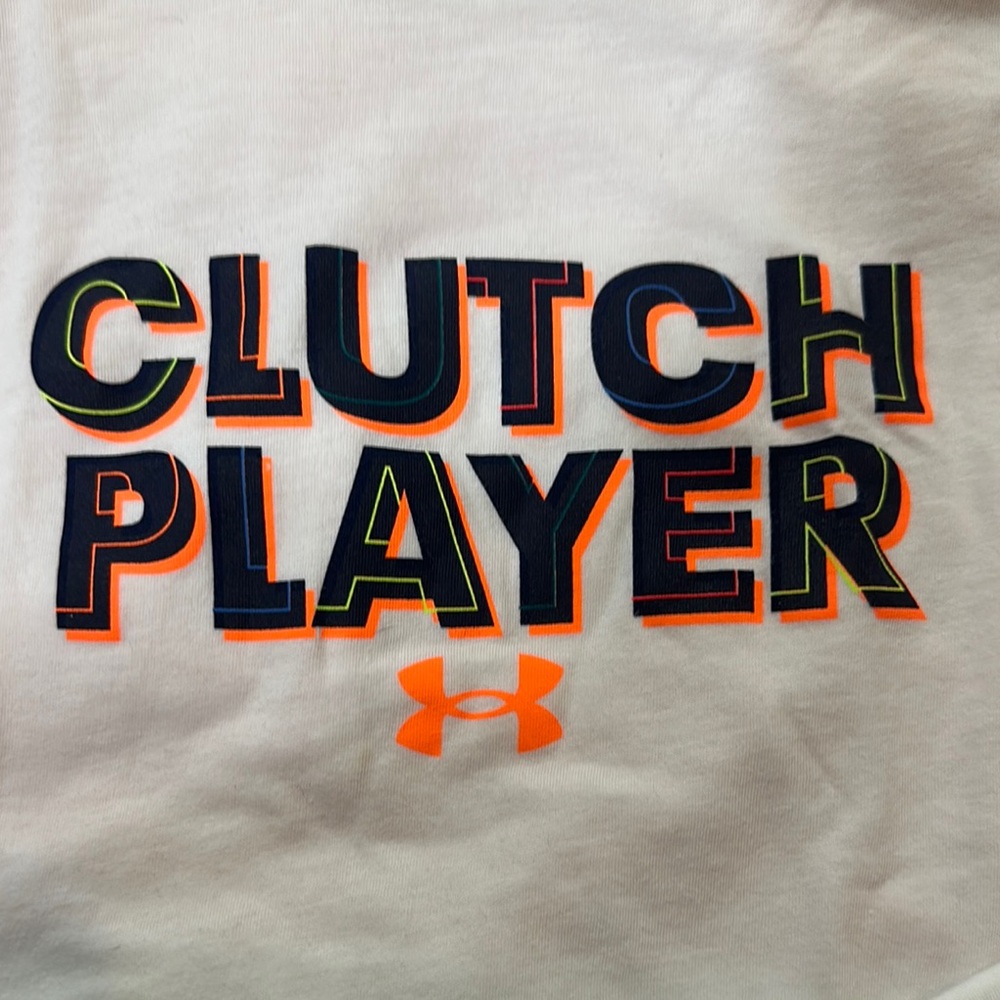 Under Armour White and navy Kids Matching Set